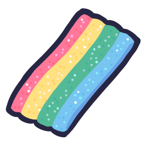 Rainbow fizzybelt